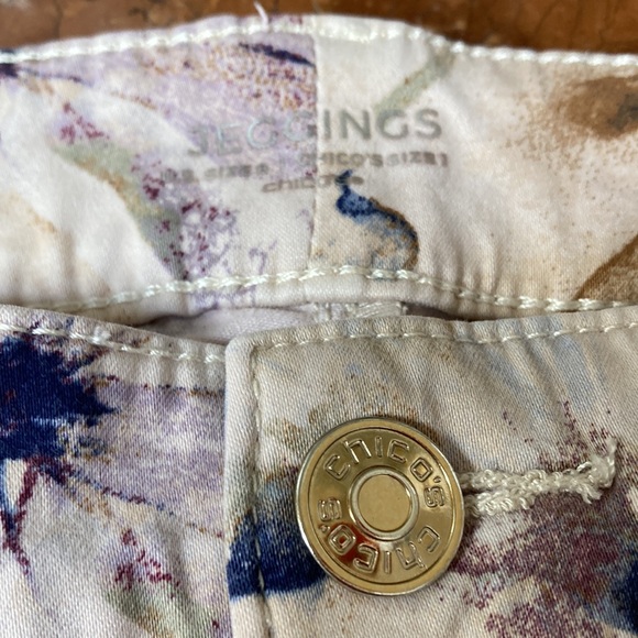 Floral Jeggings - Picture 3 of 4